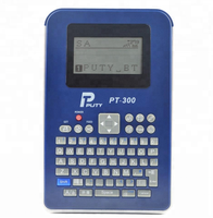 PUTY Imprimante D'étiquettes Portable 18mm PT-300 Thermorétractable Imprimante D'impression D'étiquettes à Transfert Thermique Pas de Couleur Impression Auto 0 ~ 9. A ~ Z., no info A ~ z