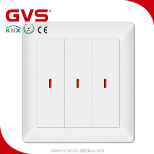 2017 miglior prezzo KNX/EIB prodotti interruttori a pulsante soluzioni per la costruzione di autobus 1 2 3 Gang knx pulsante con funzione di regolazione dell'interruttore - Product Image 3