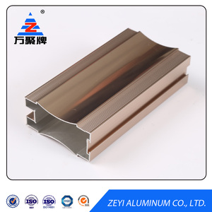 OEM anodisé or en <span class=keywords><strong>aluminium</strong></span> profils <span class=keywords><strong>catalogue</strong></span> pour porte de placard - Product Image 5