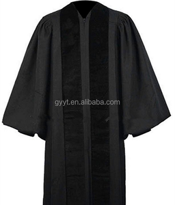 Batas de pastor de servicio OEM, túnicas de clero al por mayor para púlpitos de Iglesia gratis - Product Image 6