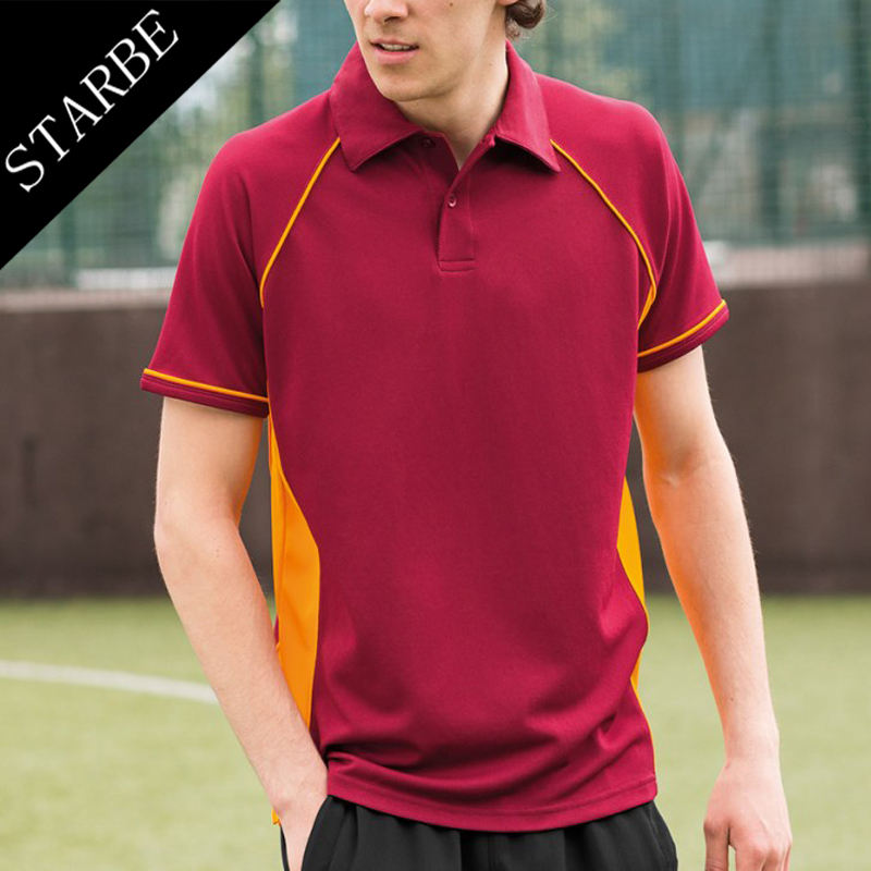 High Quality Maroon Color Polo T Shirts for Men's Fashion