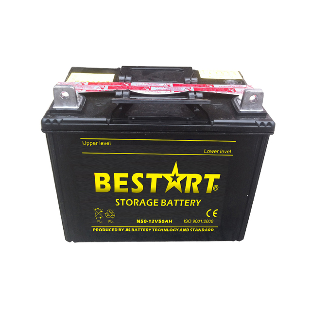 Chinese Car Battery New Style 12V 50ah Auto Best Car Battery Brand BESTART N50
