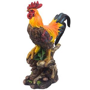 Nuevo producto, juguete <span class=keywords><strong>de</strong></span> resina para niños, estatua <span class=keywords><strong>de</strong></span> gallo <span class=keywords><strong>de</strong></span> Animal divertido, artesanía, patio al aire libre, decoración <span class=keywords><strong>de</strong></span> jardín - Product Image 3