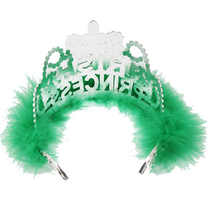 El festival irlandés serie trébol verde corona tiaras del pelo banda - Product Image 2