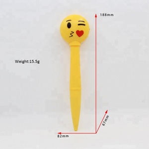 Emoji bolígrafos con <span class=keywords><strong>LED</strong></span> y sonido para niños de 4 diseños diferentes - Product Image 6