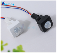 Capteur de mouvement PIR interrupteur de lumière LED intérieur et extérieur sensible aux infrarouges AC 85-265V IP54 temporisation pour l'éclairage domestique