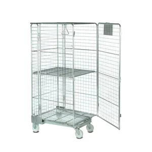 Full tall security nesting a frame 4 gate laundry cage