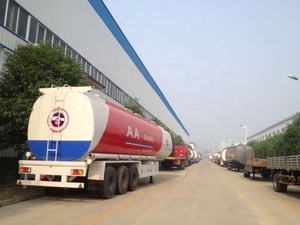 CLW รถพ่วงถังน้ำมันเชื้อเพลิงอลูมิเนียมการใช้ tanker <span class=keywords><strong>3</strong></span> เพลาสแตนเลสน้ำมัน tanker trailer - Product Image 5