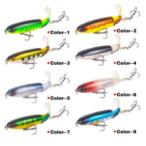 Sunsun — leurre <span class=keywords><strong>Whopper</strong></span> Plopper rigide avec queue rotative, appât artificiel <span class=keywords><strong>Popper</strong></span>, 13G, 10CM - Product Image 5