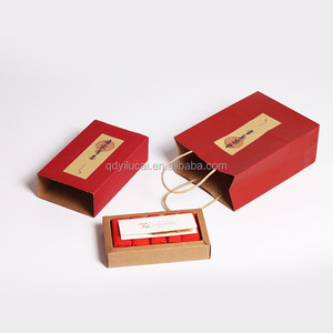 Yilucai personnalisé Kraft papier <span class=keywords><strong>Fudge</strong></span> boîte d'emballage Matt stratification pour les aliments et le sucre Type de dossier - Product Image 2