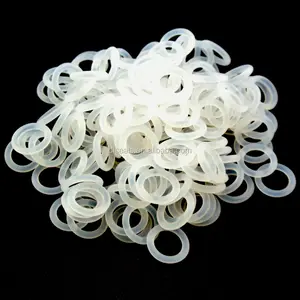 Personalizzazione di fabbrica campione gratuito o-ring in gomma trasparente o-ring in silicone