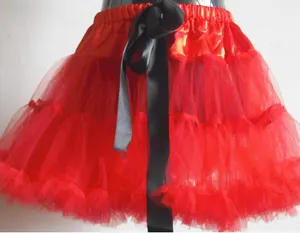 2021 new party club wear roupas femininas adult women Red Fluffy Tutu Skirt