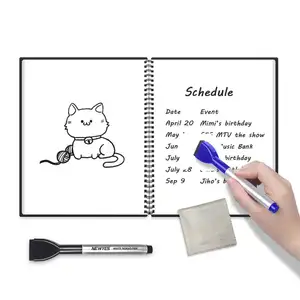 Newyes Khuyến Mại A6 Tái Sử Dụng Memo Lưu Ý Xóa Khô Notepad Giấy Quét Mã Vạch Xóa Được Máy Tính Xách Tay