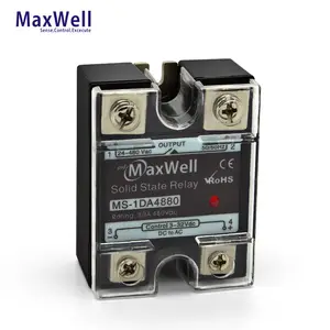 Rơle Trạng Thái Rắn MaxWell MS-1DA4880 Dc Điều Khiển Ac 80 Amp