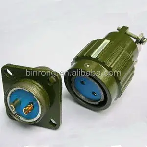 Y2M-2TK Gold 2 Pin Male to Female Circular Connector Aviation plug