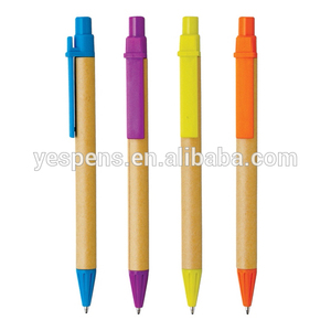 Bolígrafos Ecológicos al por Mayor, Tipo <span class=keywords><strong>Paper</strong></span> <span class=keywords><strong>Mate</strong></span> Flair, Función de Clic, Logotipo Personalizado, Colores de Tinta (Azul/Negro/Personalizado) - Product Image 3