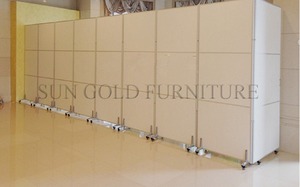 Hiện Đại Nửa Glass Tường Phân Vùng Gỗ Ngăn Pvc Phân Vùng Tường (SZ-WST794) - Product Image 5