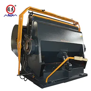 Phẳng nhăn và chết máy cắt/hộp carton die cutter ML1800