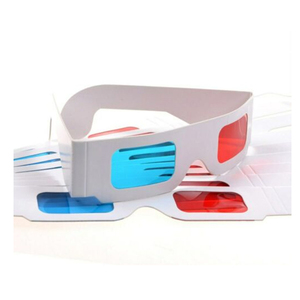 Gafas 3D Promocionales Rojo/Azul Cian, Tarjeta de Papel 3D Anaglifo para <span class=keywords><strong>TV</strong></span>, Películas, Envío Gratuito - Product Image 6