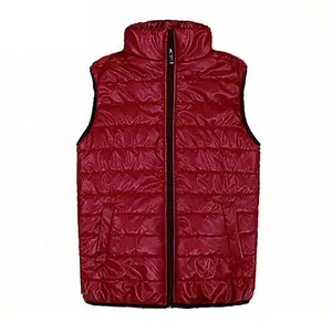 Wholesale plain mens cotton filling vest