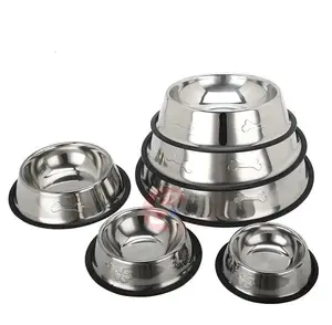 stainless steel dog bowl pet bowl