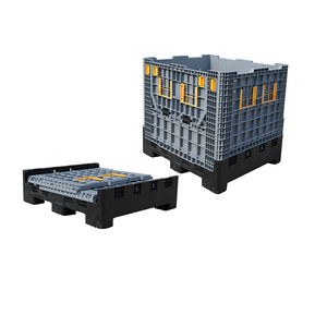 Grand <span class=keywords><strong>euro</strong></span> Empilés et pliable en plastique <span class=keywords><strong>palette</strong></span> bin <span class=keywords><strong>prix</strong></span> - Product Image 3