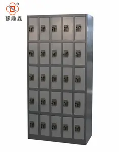 Many small door locker kd staff employer 25 door steel metal workforce storage cabinet