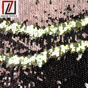 A medida de dos tonos sirena reversible lentejuelas de tela - Product Image 4