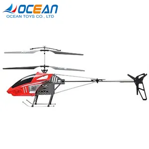 Newest red color long fly time 2.4G large rc helicopter with good quality