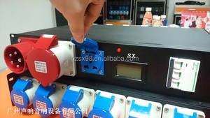 6 voies 16a/3pin Weipu Plug monophasé <span class=keywords><strong>Power</strong></span> Distro Metal Box Motion Labs Socapex <span class=keywords><strong>Power</strong></span> Distro - Product Image 2