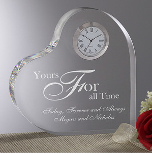 Ultima moda orologio ricordo in cristallo a forma di cuore inciso a Laser 3d miglior regalo <span class=keywords><strong>per</strong></span> <span class=keywords><strong>fidanzata</strong></span> - Product Image 2