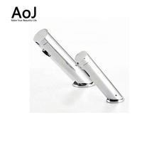 AOJIE AOJ-FG113 Distributeur de savon mousse électrique automatique mural en laiton, design moderne pour toilettes, maison, salle de bain, hôtel
