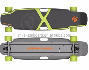 Çift hub motorlar elektrikli kaykay longboard dahili pil elektrikli kaykay