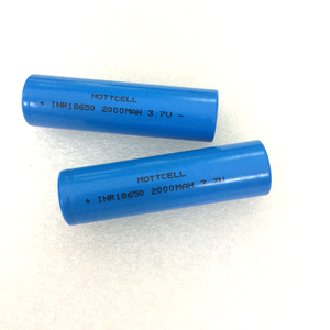 Cilíndrica recargable <span class=keywords><strong>INR18650</strong></span> 2000 mAh 3.7 V Li-nio batería de litio - Product Image 1