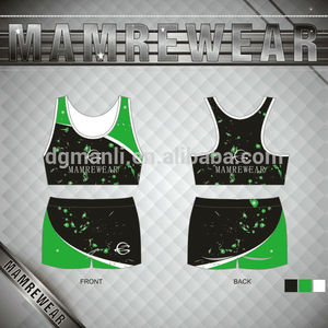 latest fashion design colored チアリー beading jersey - Product Image 5