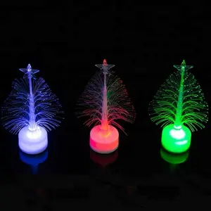 Glow led fibra ottica albero di natale