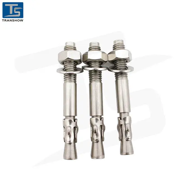 High Quality AISI304 Stainless Steel Wedge Anchors Chemical Anchor