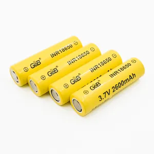 3.7 v 2600 mah 18650 li-ion per torcia elettrica ebike batteria al litio