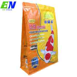 Nhựa Màu 5Kg Koi Thức Ăn Bao Bì Ziplock Túi Đáy Vuông Công Suất Lớn Túi Thức Ăn Vật Nuôi - Product Image 1