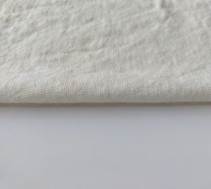 Tissu en <span class=keywords><strong>Viscose</strong></span> de lin pour robe de haute qualité 70 rayonne 30 <span class=keywords><strong>Jersey</strong></span> tissu uni léger trame tricoté uni teint au format A4 échantillon - Product Image 4