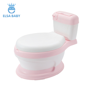 Asiento de entrenamiento para ir al baño para bebés <span class=keywords><strong>elsababy</strong></span> eb-340, ecológico, con diseño de dibujos animados, multifuncional, de plástico, para niños de 0 a 7 años - Product Image 3