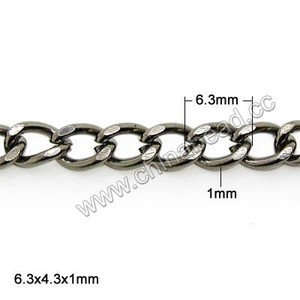 Dernière bracelet chaîne de la main pour les hommes, de fer de la chaîne <span class=keywords><strong>gourmette</strong></span> pour faire des bijoux - Product Image 4