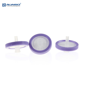 ALWSCI Sekali Pakai 25Mm PVDF Penyaring Jarum Suntik 0,22um Hplc Penggunaan W Filter Membran Hidrografi Pvdf C0000616