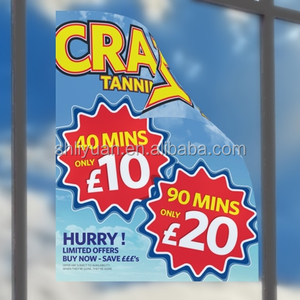 Kustom Digital Printing Nan Statis Kaca Stiker Dinding untuk Promosi Iklan - Product Image 2