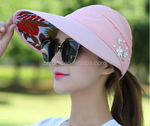 Women <strong>Ladies</strong> <strong>Summer</strong> Outdoor Anti-UV Beach Sun <strong>Hat</strong> / <strong>Summer</strong> <strong>Lady</strong> <strong>Hat</strong> / Foldable Sun <strong>Hats</strong> - Product Image 6
