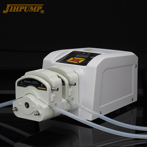 JIHPUMP BT300 2J Nhỏ Tốt Nhất Bơm Nhu Động Tốc Độ Dòng Chảy Với Rs485 Nước Lỏng Định Lượng Pha Chế Điền Bơm Điện Đơn Vị