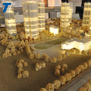 Chất lượng cao LED chiếu sáng kiến trúc mô hình quy mô, diorama mô hình làm - Product Image 6