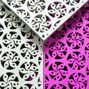 Redbud patrón ambiental enclavamiento azulejos sport court, suspendido deporte al aire libre <span class=keywords><strong>pisos</strong></span> de plástico - Product Image 5