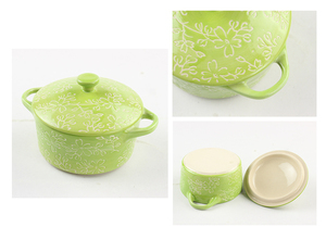 Mini Cazuela <span class=keywords><strong>de</strong></span> Cerámica Japonesa Hecha a Mano, Apta para Horno, para Crème Brûlée, con Tapa, para Hornear - Product Image 3