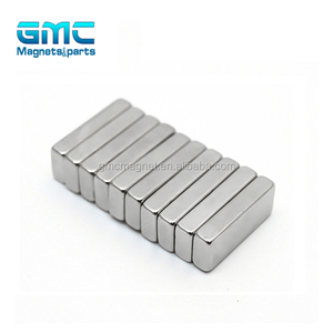 Bloque n52 imanes de neodimio <span class=keywords><strong>Iman</strong></span> de neodimio 1x2x 1/2 pulgadas <span class=keywords><strong>N50</strong></span> bloque cuadrado de imán de la tierra rara bloque de imán permanente - Product Image 1
